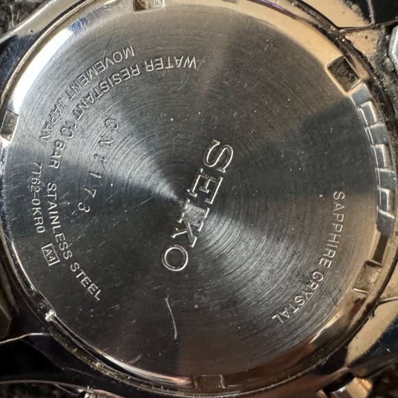 Seiko Watch Blue Face - Picture 3 of 3